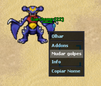 Clique control + botão direito no pokémon, depois em ''mudar golpes"