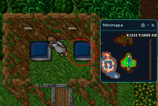 Na segunda parte você vai enfrentar pokémons de planta, e o caminho é ainda mais fácil que o primeiro, neste você segue reto para cima e vai encontrar dois teleportes. Um deles te levará de volta para a primeira fase(esquerda), e o outro para a próxima fase da quest(direita).